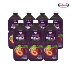 보넬드 아이엠 푸룬노니 100% NFC 착즙주스, 7개, 1L