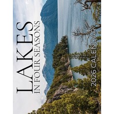 (영문도서)Lakes In Four Seasons 2026 Calendar Paperback, Baldega Books, English, 9798349551802