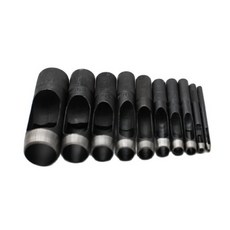 가죽펀칭기 가죽 DIY 도구 중공 구멍 펀치 1mm 2mm 3mm 4mm 5mm 6mm 7mm 8mm, 10mm 1pc, 1개