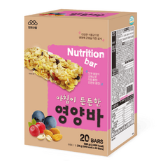 엄마사랑 아침이 든든한 시리얼 영양바, 500g, 1개