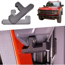 615개의 사우스 포드 브롱코 스피커 보관 후크2021-2026 2도어 및 4도어 - 탄소 섬유 강화 화물 걸이 리어 트렁크 식료품 가방 기어 정리함 필수 액세서리 2025