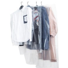 一次性衣物防塵袋90x60 10入 透明衣物收納袋 西服防塵罩 乾洗店用全身衣罩, 1套, 10個裝