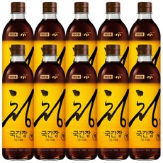 해찬들 청장 국간장, 10개, 780ml