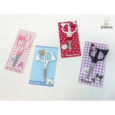 문구보따리 산리오 가위 칼 문구세트, 1개, 헬로키티_화이트(가위)