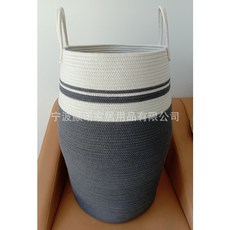 可折疊鼓肚款臟衣籃大容量衣服儲物籃, 白色+深灰色,可定製