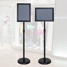 A4 스탠드 POP 꽂이 거치대 입간판 안내판 메뉴판 매장 홍보 디스플레이, 상세페이지 참조
