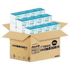 抽取式衛生紙, 1個, 【整箱36包】淨新柔拭紙巾（超取限一箱）, 36個裝