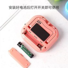 計時器 廚房烘焙 學生學習 時間管理 磁吸記憶功能, 1個, 計時器電池2節