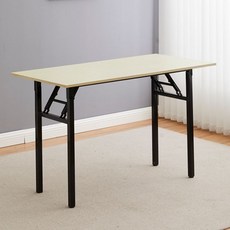 세미나 연수용 접이식테이블 사각탁자원목 접이식 회의용, 단층 120x60x75