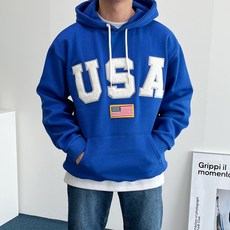 Barrel Dannow 中性拉絨美國抓絨刺繡罩衫連帽衫
