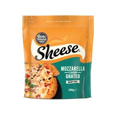 [영국 NO.1 치즈] 쉬즈치즈 SHEESE 비건치즈 모짜렐라 플레이버 그레이티드 200G, 1개