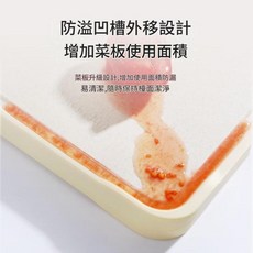 康巴赫 抗菌不鏽鋼切菜板 防溢凹槽設計, 特大號47*32, 1套