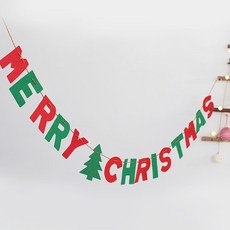 [데코봉봉] 메리크리스마스 가랜드 크리스마스가랜드 크리스마스가랜드벽트리 크리스마스가랜드세트 크리스마스가랜드꾸미기 크리스마스장식 크리스마스리스 겨울가랜드 크리스마스가렌더, 1개