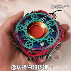 台灣出貨 機關音樂盒 DIY木質拚圖立體機械八音盒 畢業禮物 錶白神器 節日女孩 音樂盒 八音盒 拼接機關音樂盒, 粉色【材料包+燈】,普通裝