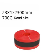 산악 자전거 타이어 라이너 26 29 700C 펑크 방지 폭발 방지 TPU 보호 스트립 자전거 내부 튜브 액세서리, 02 Red-23MM