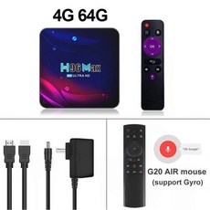 TV 셋톱 박스 스마트 수신기 OTT 안드로이드 11 4G 32GB 64GB 4K 2.4G 5.8G 와이파이 구글 음성 H96 max V11, [03] 영국 플매트 카펫 러그, 07 4G 64G G20S