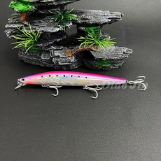 낚시 루어 싱킹 미노우 140S 140mm 26g 바닷물 블랙 베이스 파이크는 하드 미끼, D