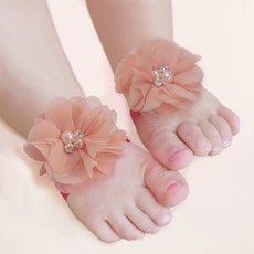 보니또 진주알 베이비 꽃 밴딩 양말 여름 유아 풋웨어 장식 촬영 코디템 백일 여아 덧신 선물