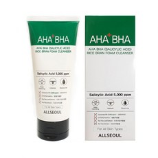 퍼스트픽 시카 아하 바하 폼클렌져 180ml + 물티슈/ 쌀겨 폼클렌징/각질제거/모공 노폐물/27년10월까지, 1개