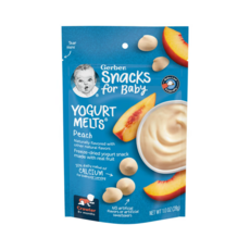Gerber Yogurt Melts 8개월 이상 복숭아, 28g