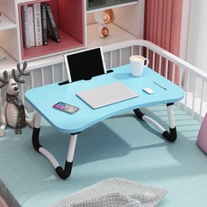 스탠다드 접이식 좌식책상 D-2 베드테이블, 블루