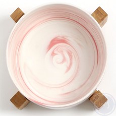 강아지물통 반려동물 도자기식기 핑크