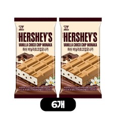 서주 샌드 아이스크림 허쉬 바닐라 초코칩 모나카, 6개, 140ml