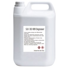 S.B DO-989 不腐蝕中性除油劑 4公升裝，鋁合金清洗、化油器機械工具重油污清潔劑，工業用重油油泥清潔劑, 1個, 4L