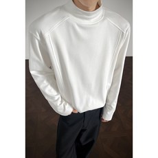 男士德絨半高領T恤 保暖長袖上衣