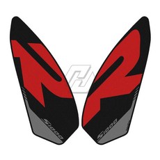 오토바이 사이드 탱크 패드 보호 무릎 트랙션, 1개, 1. 검정색