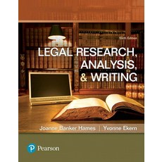 (英文圖書)Legal Research Analysis and Writing (Subscription) 平裝版, Pearson, 英文