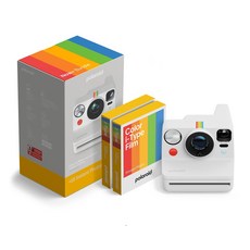 [공식] 폴라로이드 나우 + 3세대 + 컬러 필름 번들 (16매), 1개, 화이트 - 006563