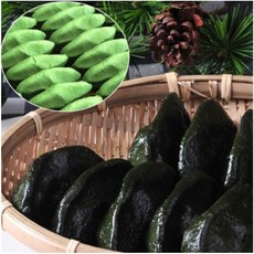 추석모싯잎송편예약 영광모시송편 냉동배송 명절선물 거래처선물 /동부기피 생송편, 125개, 60g