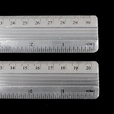 알루미늄 자 20cm/30cmLmV, 1개, 30cm