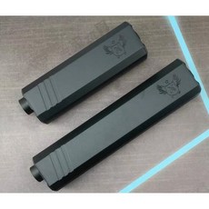 圓仔 魚鷹消音管 逆14牙 鋁製 消音器 短劍 衝鋒專用 Kriss Vector x消音管 KRYTAC, 1個, 短版135mm