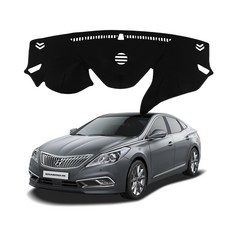 이지윈 슬림핏 대쉬보드커버-그랜저 HG 공용 (11~16), 블랙, H-04