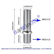 확장 휠 스터드 변환 키 큰 러그 볼트 나사 어댑터 키트, 03 M14x1.5