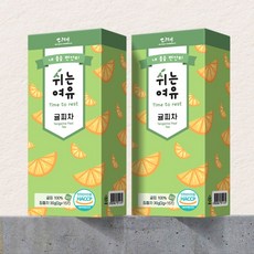 [본사직영] 쉬는여유 100% 국산 귤피차 15티백 생분해 삼각티백, 15개입, 30개, 2g