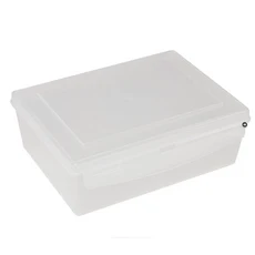 智高 掀蓋式積木盒 空盒 GIGO 玩具收納盒 益智玩具整理箱, 1個, 智高-透明收納空盒, 透明