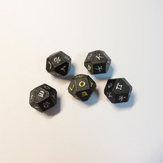 잘그락 주령구 공기놀이, 1세트, A.한글 (케이스포함)