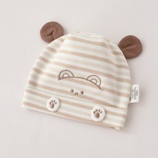 嬰兒帽子春秋季0-3個月新生兒寶寶護滷門帽a類純棉嬰幼兒胎帽