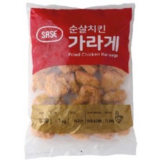 사세 순살치킨가라게 1Kg 치킨집가라아게 에어프라이어요리 업소용가라아게, 1개