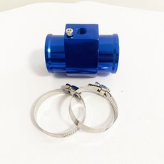 호환 혼다 시리즈 수온 조인트 파이프 센서 라디에이터 호스 어댑터용 26mm - 34mm 3포트 수온 게이지 어댑, 13 32mm blue