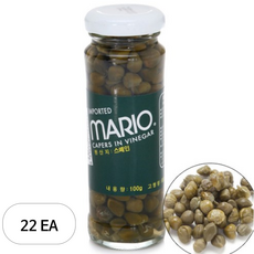 마리오 케이퍼 인 비니거, 100g, 22개