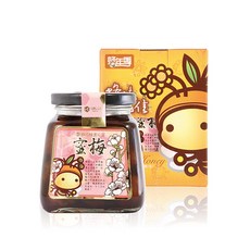 蜂國蜜梅，精選南投青梅，蜂蜜釀製，Q彈酸甜，530g x 6罐, 1個