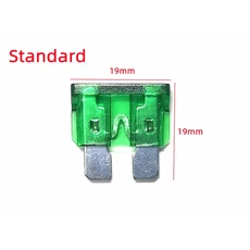 퓨즈 표준 미니 마이크로 2 자동차 10A 앰프 클립 세트 소형, 04 Standard, 03 10 Pcs, 14 2A