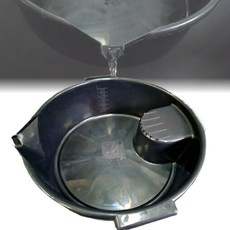 오일드레인 6L 오일받이 엔진 오일 폐오일 드레인받이 눈금표시 팬 6리터