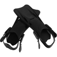 성인용 스노클링 지느러미 긴 다이빙 유연한 실리콘 편안한 수영, 03 S, 04 BLACK