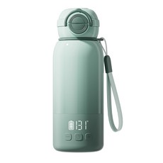 無限燒水杯 恆溫調奶器 恆溫杯 加热水杯 便攜式電熱水杯 溫奶器 無線加熱恆溫 調乳器, 新款一體R07T【500ML】