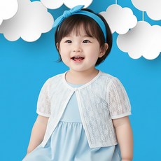 몽실이 레이스 반팔볼레로